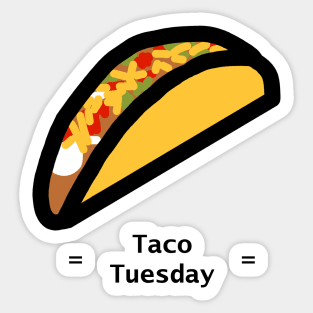 Taco Tuesday Sticker